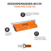 Desempenadeira PRO 40cm Tigre