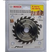 Disco Circular 110x20mm 20 Dentes Bosch