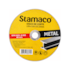 Disco de Corte para Metal 7" 178x22,23x3,0mm para Esmerilhadeira Stamaco