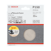 Disco de Lixa com Velcro 125mm Gr150 Bosch