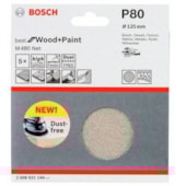 Disco de Lixa Com Velcro 125mm GR80 Bosch