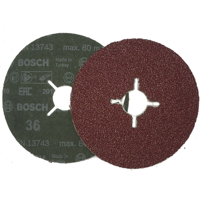 Disco de Lixa Fibra para Metal 115mm /4.1/2 Grão 36 Bosch