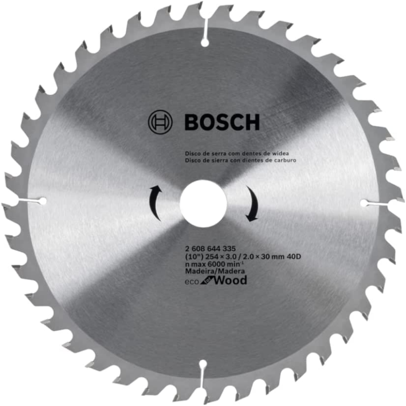 Disco de Serra Circular ECO 40T Bosch