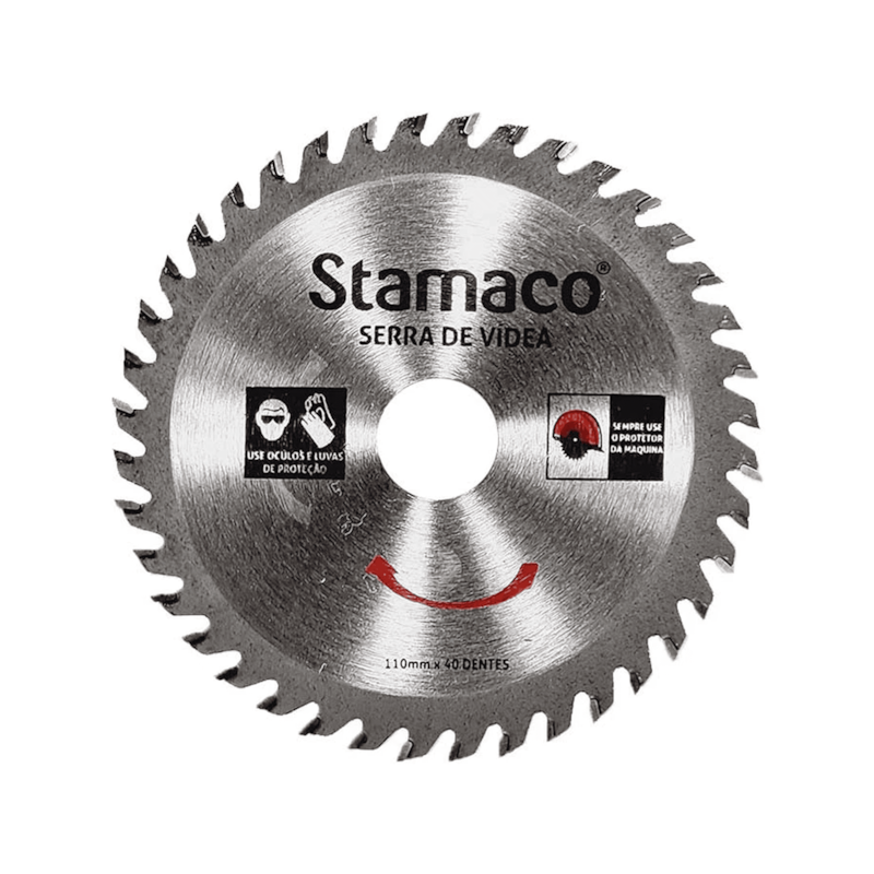 Disco de Serra Vídea 110mm 40 Dentes Stamaco