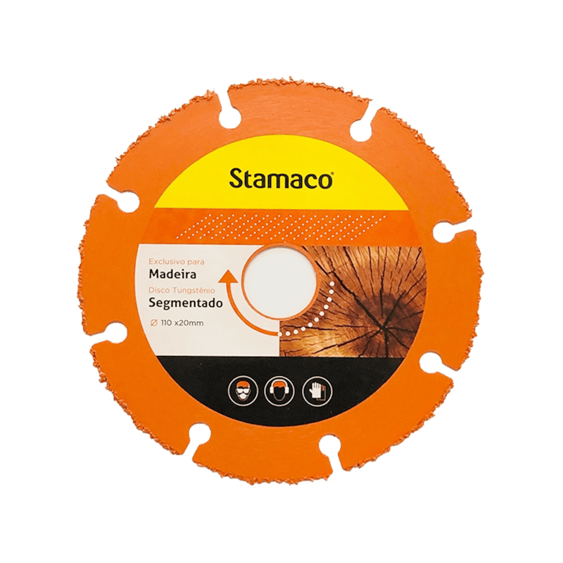 Disco de Tungstênio para Madeira 4.3/8" Stamaco