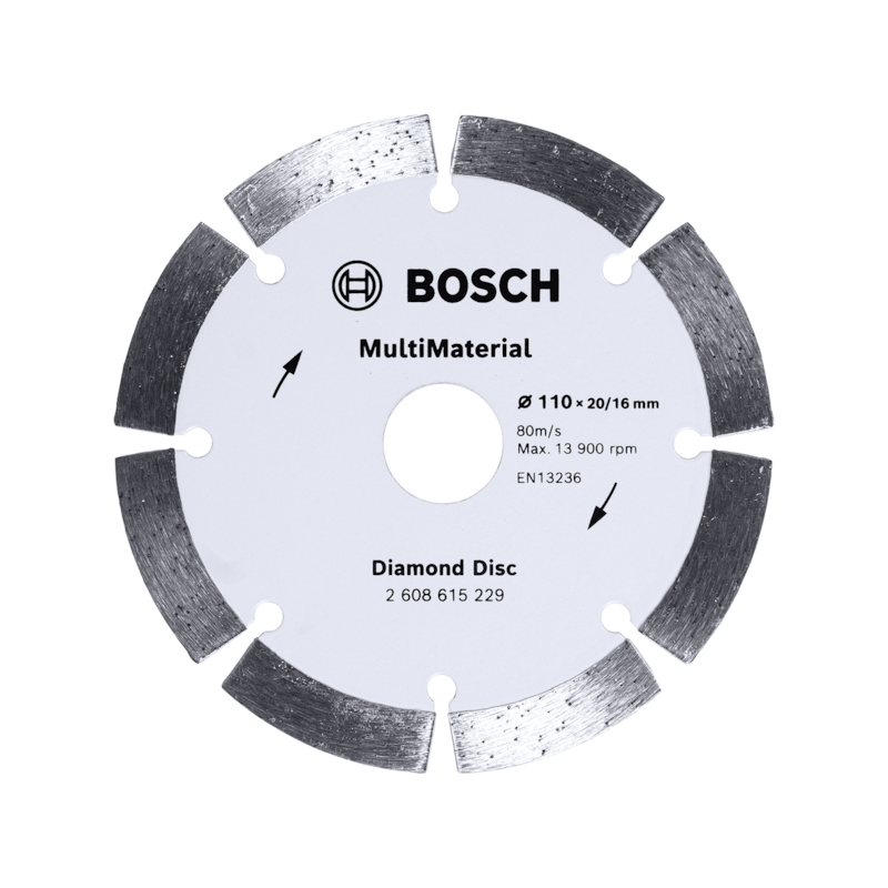 Disco Diamantado Multi Seg 110x20/16x10mm Bosch