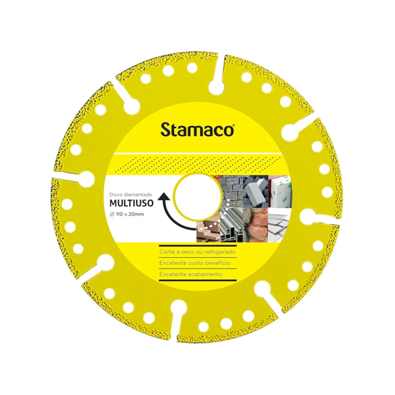 Disco Diamantado Multiuso 110x20mm Stamaco