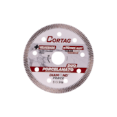 Disco Diamantado para Porcelanato Duo 110mm Cortag
