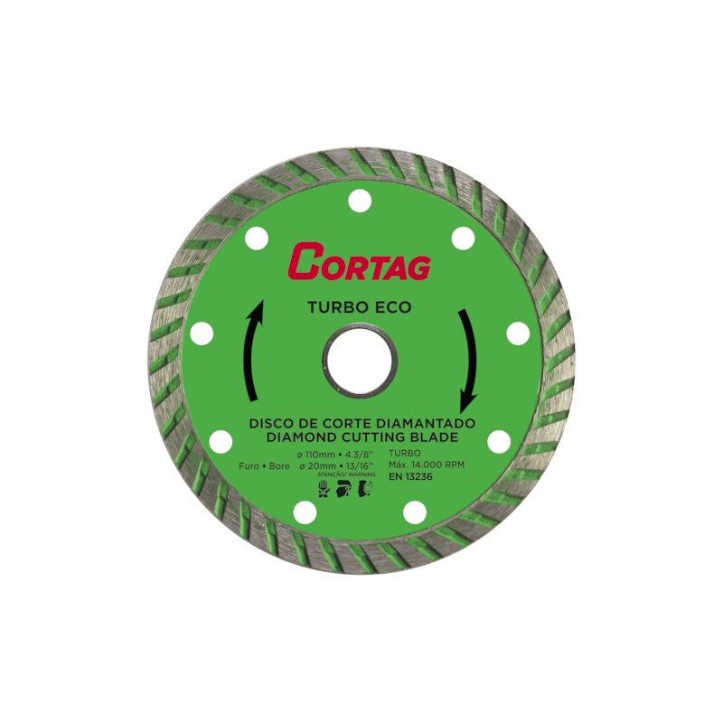 Disco Diamantado Turbo ECO 110mm Cortag
