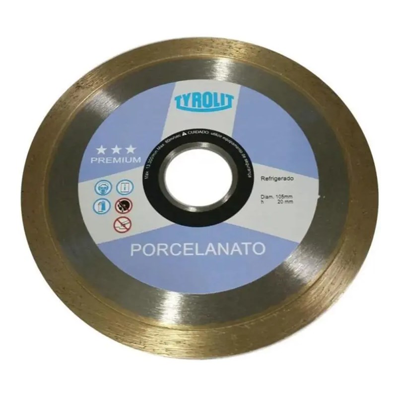 Disco Liso de Porcelanato 105mm Tyrolit