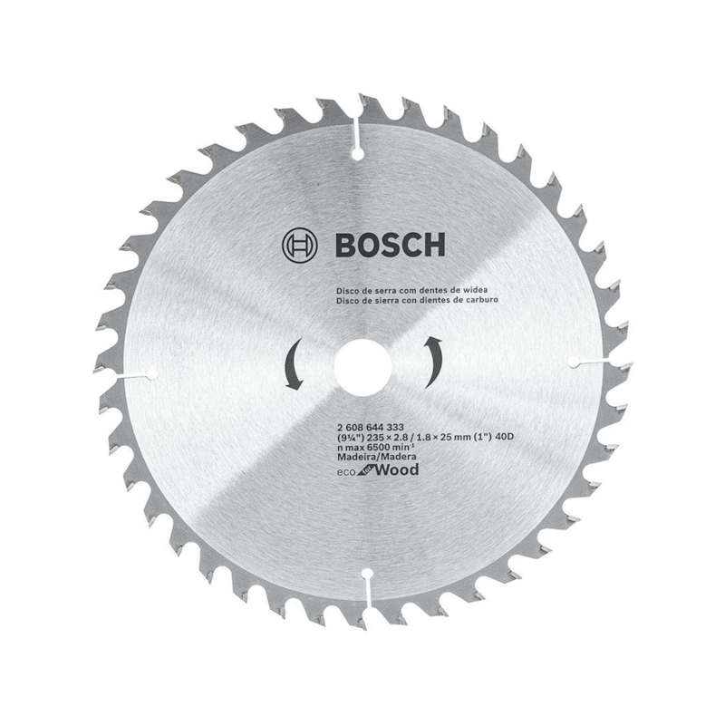 Disco Serra Circular Ecoline 235x25mm 40D Bosch