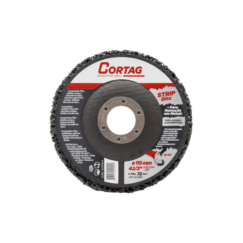 Disco Strip para Remoção 115mm Cortag