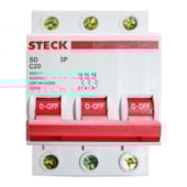 Disjuntor Steck 3p 20a Curva com Steck  Disjuntor Steck 3p 20a Curva com Steck