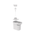 Dispenser e Organizador Trium 650ml Branco Ou