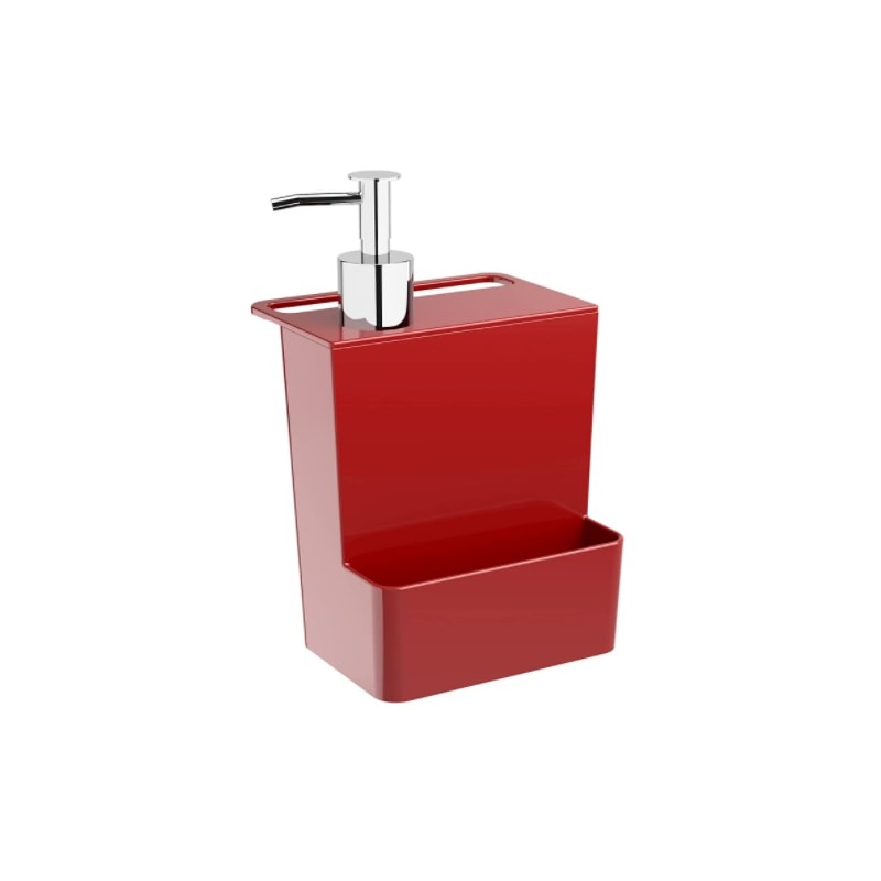 Dispenser Glass 600ml Vermelho Bold 20719/0465 Coza