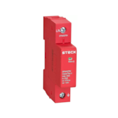 Dispositivo de Proteção Contra Surtos 40KA Classe II 275V Vermelho Steck