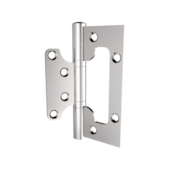 Dobradiça com Rolamento 10x7,35cm Inox Polido 3 Unidades Stam