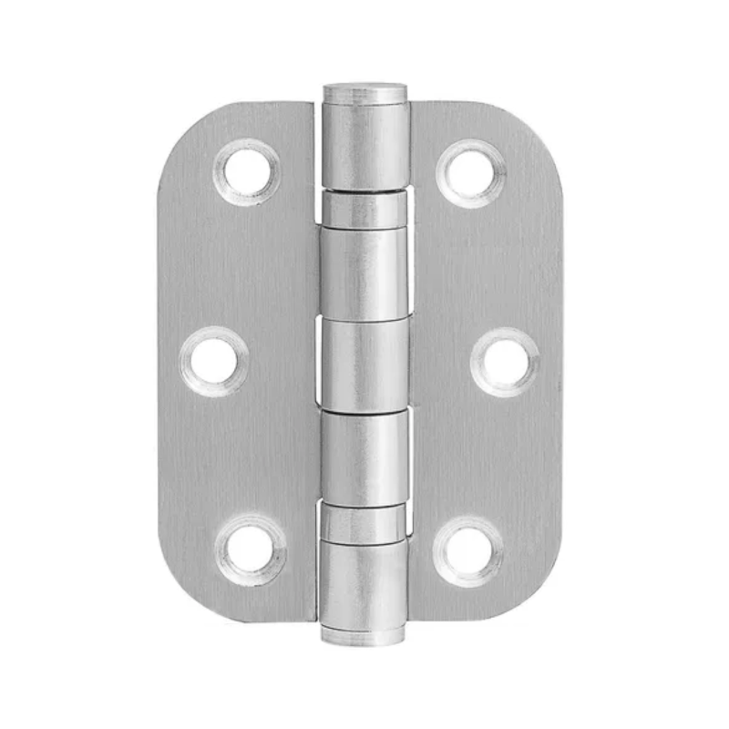 Dobradiça Inox 295 3"x2.5" Lixado Redonda com Rolamento La Fonte