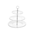 Doceira 3 Andares Cristal 18,5cmX26,5cmX31,5cmX35,5cm Lyor