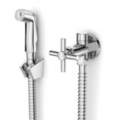 Ducha Higiênica com Derivação Cromada B5845c1 Life Celite Ducha Higiênica com Derivação Cromada B5845c1 Life Celite