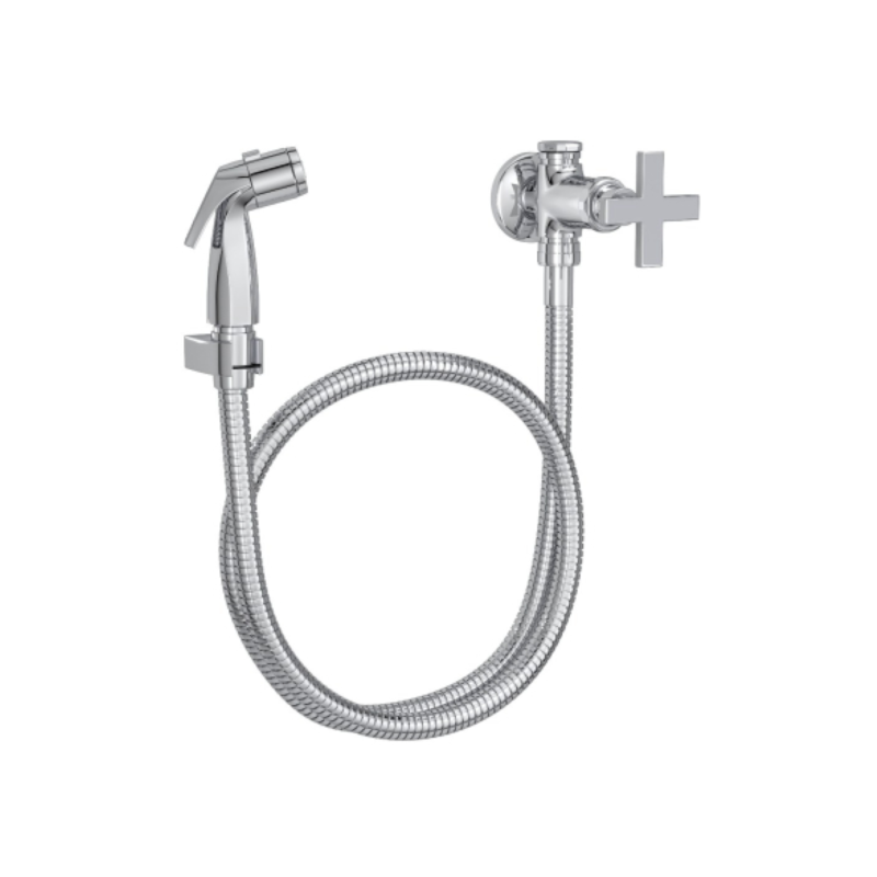 Ducha Higiênica com Derivação Disco Cromado 1984.C.DSC.ACT.CR Deca