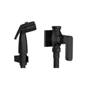 Ducha Higiênica com Registro e Derivação Soul Black Noir 1984.BL38.ACT.NO Deca