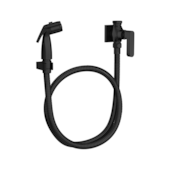 Ducha Higiênica com Registro e Derivação Soul Black Noir 1984.BL38.ACT.NO Deca