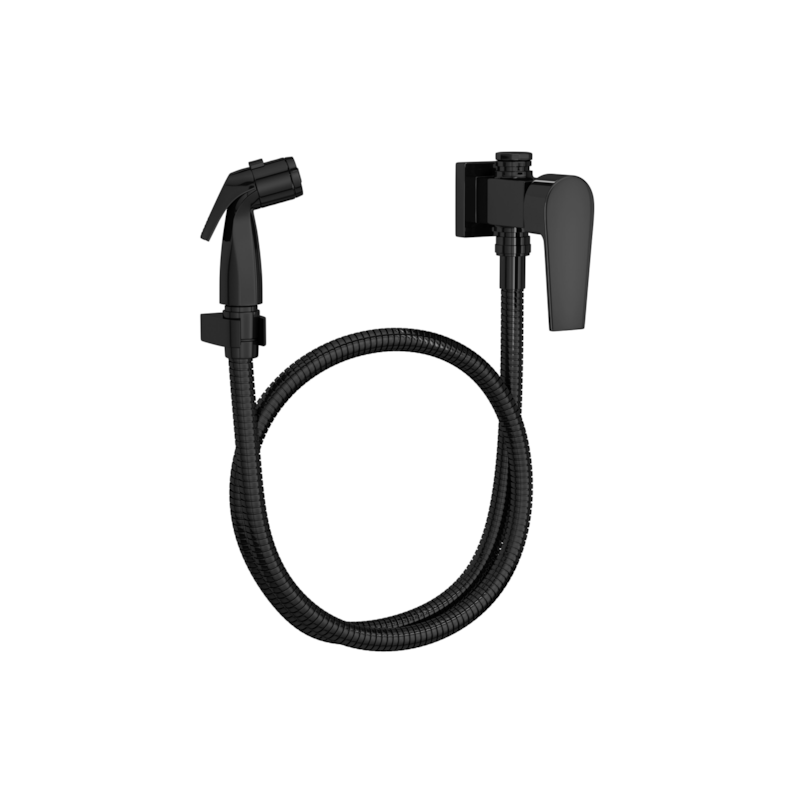 Ducha Higiênica com Registro Level Black Noir 1984.BL26.ACT.NO Deca