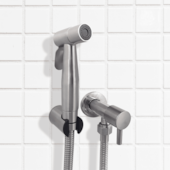 Ducha Higiênica com Suporte 120cm Inox