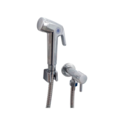 Ducha Higiênica de Metal 1,20m com Suporte Cromado Qualiz