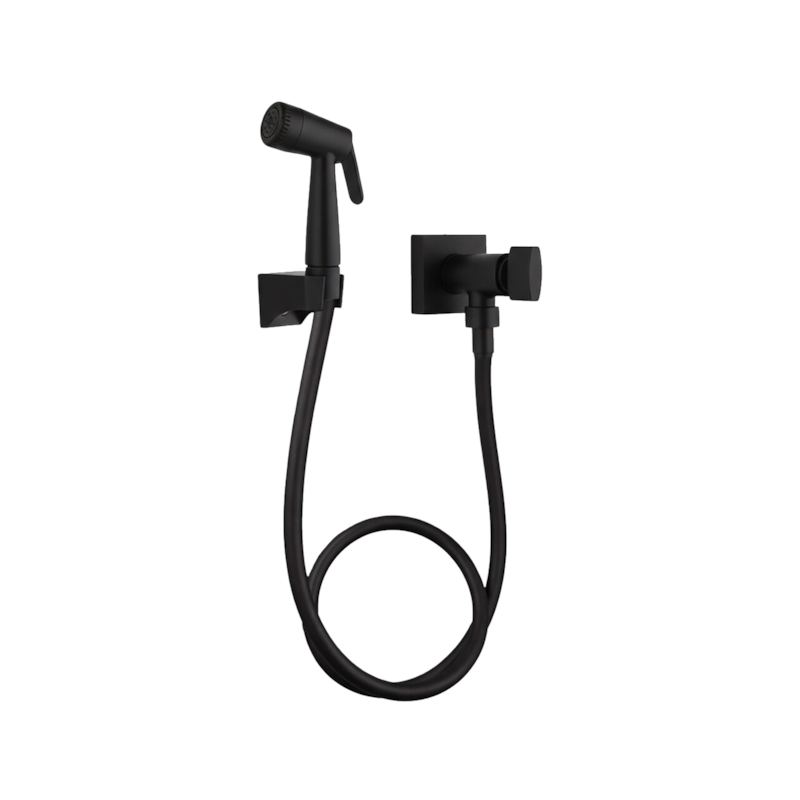 Ducha Higiênica em Metal Black Prime Qualiz