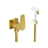 Ducha Higiênica LED com Derivação 1984.DE76 Dourado Escovado Perflex