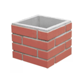 Duto Alongador Tijolinho Vermelho Fortal Duto Alongador Tijolinho Vermelho Fortal