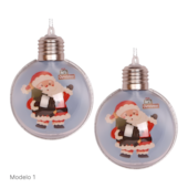 Enfeite Natalino Bola Noel Decorada de 8cm Zein