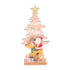 Enfeite Natalino de Madeira do Papai Noel e Boneco 18cm Zein