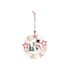 Enfeite Natalino de Porta Feliz Natal de Madeira 10cm Zein