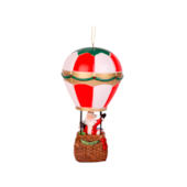 Enfeite Natalino de Resina Balão com Luz 16x8cm Zein