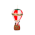 Enfeite Natalino de Resina Balão com Luz 16x8cm Zein