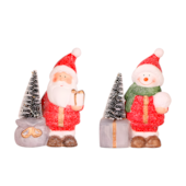 Enfeite Natalino de Resina com Luz 14x9cm Zein