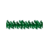 Enfeite Natalino Festão Aramado Verde 25cmx1,7m 120 Galhos Zein