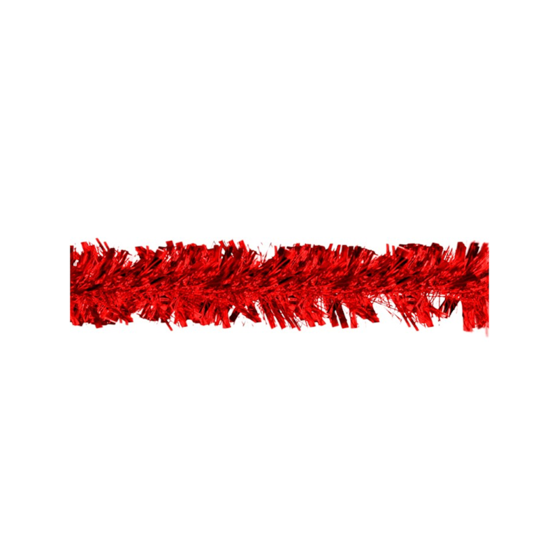 Enfeite Natalino Festão Corte Largo 9cmx2m Vermelho Zein