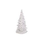 Enfeite Natalino Mini Árvore de Natal Acrílico Led 22x9,5cm Zein
