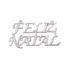 Enfeite Natalino para Porta Feliz Natal 15cm Zein
