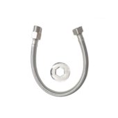 Engate Flexível em Inox 40cm Cromado Qualiz