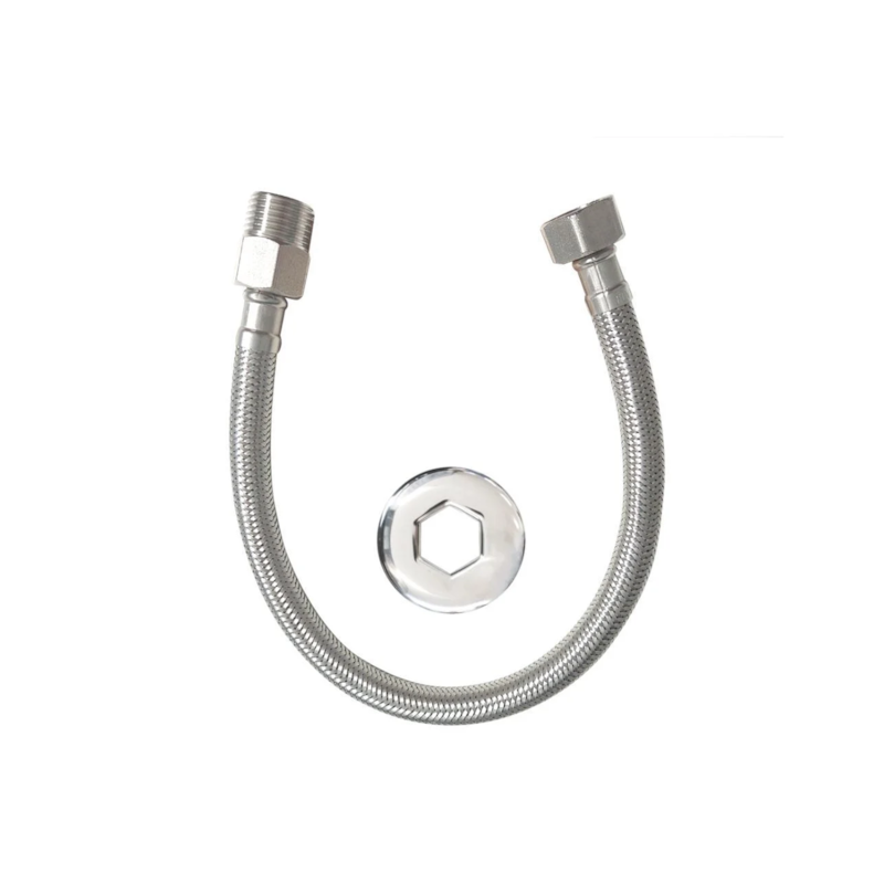 Engate Flexível em Inox 40cm Cromado Qualiz