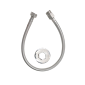Engate Flexível em Inox 60cm Cromado Qualiz