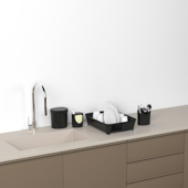 Escorredor de Louça Preto Coza