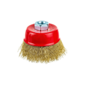 Escova de Aço Tipo Copo 4" Frisada Golfield