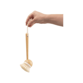 Escova de Limpeza Redonda com Cabo Longo de Bambu Oikos