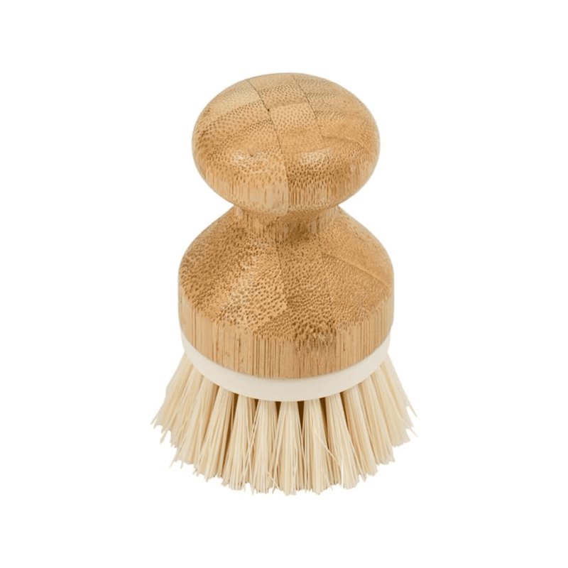 Escova de Limpeza Redonda com Pega de Bambu Oikos